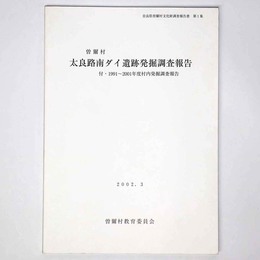 太良路南ダイ遺跡発掘調査報告