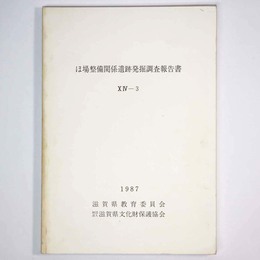 ほ場整備関係遺跡発掘調査報告書14-3