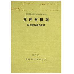 島根県簸川郡斐川町神庭西谷所在　荒神谷遺跡銅剣発掘調査概報