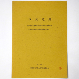 浅見遺跡　団体営日光道東地区土地改良総合整備事業に係る埋蔵文化財発掘調査報告書2