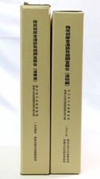 梅原胡摩堂遺跡発掘調査報告　遺構編・遺物編　2函4冊入