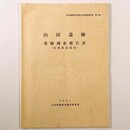 山田遺跡　発掘調査報告書　市道改良部分