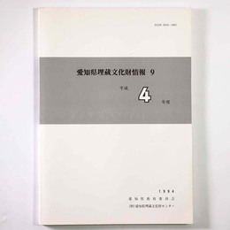 愛知県埋蔵文化財情報9　平成4年度