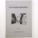岸和田城遺跡発掘調査概要1　府立岸和田高等学校建替工事に伴う