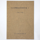 大分市埋蔵文化財調査年報4　平成4年度