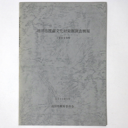 池田市埋蔵文化財発掘調査概報　1989年度