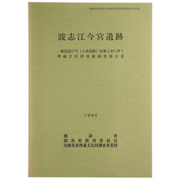 波志江今宮遺跡　一般国道17号(上武道路)改築工事に伴う埋蔵文化財発掘調査報告書