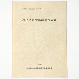 大下遺跡発掘調査報告書