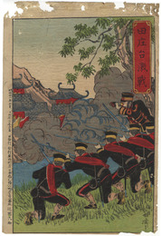 【浮世絵・錦絵】田庄台激戦