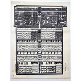 大相撲番付表　昭和62年3月　春場所