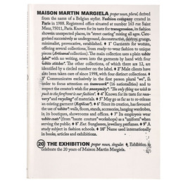 Maison Martin Margiela: 20 Years The Exhibition