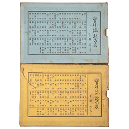 宝生流旅の友　上下巻