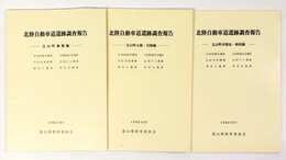 北陸自動車道遺跡調査報告　立山町　3冊一括
