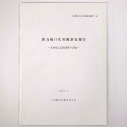 郡山城35次発掘調査報告　金魚池と道路遺構の調査
