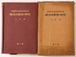欧洲大戦史の研究　第6巻　山地戦