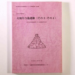 大和川今池遺跡（その3・4）　大和川高水敷整備事業に伴う発掘調査報告書2