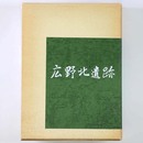 広野北遺跡　静岡県豊田町広野北遺跡発掘調査報告書　本編・別添図34図