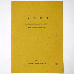 浅見遺跡　団体営日光道東地区土地改良総合整備事業に係る埋蔵文化財発掘調査報告書2