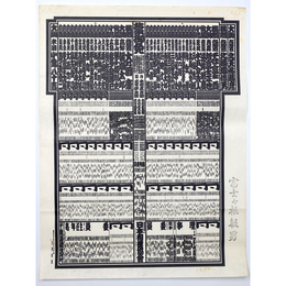 大相撲番付表　昭和63年11月　九州場所