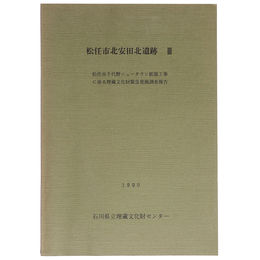 松任市北安田北遺跡3