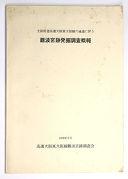 難波宮跡発掘調査概報