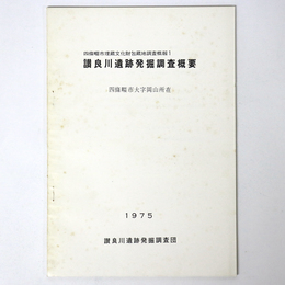 讃良川遺跡発掘調査概要　四條畷市大字岡山所在