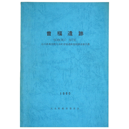 曽福遺跡　石川県鳳至郡穴水町曽福遺跡発掘調査報告書