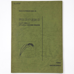 芦田貝戸遺跡2　火山灰に埋没した古代水田址と畝状遺構の調査概報