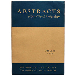 Abstracts of New World Archaeology Vol.2