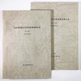 奈良市埋蔵文化財調査概要報告書　平成9年度　第1・2分冊　2冊一括