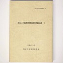 溝之口遺跡発掘調査報告書1
