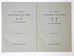 勝沼バイパス道路建設に伴なう　古代甲斐国の考古学調査　続編　2冊組