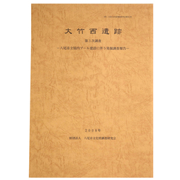大竹西遺跡　第3次調査　八尾市立屋内プール建設に伴う発掘調査報告