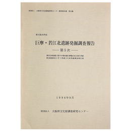 巨摩・若江北遺跡発掘調査報告　第5次　都市計画道路大阪中央環状線巨摩橋交差点南行車線跨道橋建設に伴う埋蔵文化財発掘調査報告書