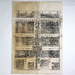 江戸期　勧進相撲番付表　文政十二年巳三月