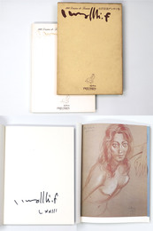 古沢岩美デッサン集　サイン入