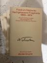 （独）ニーチェ遺稿集 1869-1882/ 1887-1889 計4冊　学生版　コッリ及びモンティナーリ編　Nachgelassene Fragmente 1875-1882/ 1887-1889; Kritische Studienausgabe. Hg. v. Giorgio Colli und Mazzino Montinari.