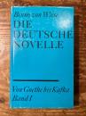 Die deutsche Novelle von Goethe bis Kafka : Interpretationen I-II.