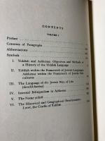 History Yiddish Language. Concepts, Facts, Methods. （イディッシュ語の歴史　ヴァインリッヒ著　NY, YIVOユダヤ学研究所刊行、全4巻）