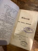 （独）オーストリアとその未来　著者匿名（ヴィクトール・フランツ・フォン・アンドリアン＝ヴェルブルク）
ハンブルク、ホフマン＆カンペ出版及びルートヴィヒ・ディーゼ出版、1843年第二版及び47年刊第二部、２冊　[ANDRIAN-WERBUNG, Victor Franz von] Oesterreich und dessen Zukunft. Hamburg, Hoffmann und Campe & Ludwig Diese, 1843-47.