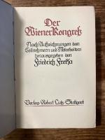 （独）ウィーン会議：参加者の記録 Der Wiener Kongress : nach Aufzeichnungen von Teilnehmern und Mitarbeitern