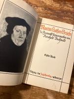 （独）ルターの手紙　ブッフヴァルト編　ライプチヒ、インゼル書店1909年第２版革装版　全２巻　Martin Luthers Briefe