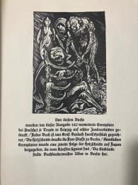 （独）ゲーテ　ファウスト　ヴァルプルギスの夜　エルンスト・バルラッハによる20の木版画集　ベルリン、パウル・カッシラー書店1923年刊行　Goethe - Walpurgisnacht mit 20 Holzschinitten von Ernst Barlach.