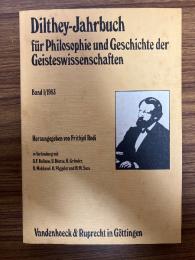 （独）ディルタイ年鑑　第1~8, 10巻　計9冊　Dilthey-Jahrbuch fur Philosophie und Geschichte der Geisteswissenschaften. Bd. 1-8, 10. 9 Bde von 10. Hg. v. Frithjof Rodi.