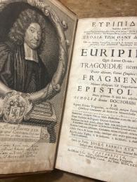 (羅/希)エウリピデス全集〜悲劇、断片、書簡 EURIPIDES. Quae extant omnia: Tragoediae nempe XX, Praeter ultimam, Omnes completae: Item fragmenta aliarum plusquam LX Tragoediarum; et Epistolae V.