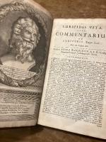 (羅/希)エウリピデス全集〜悲劇、断片、書簡 EURIPIDES. Quae extant omnia: Tragoediae nempe XX, Praeter ultimam, Omnes completae: Item fragmenta aliarum plusquam LX Tragoediarum; et Epistolae V.