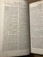 (希羅)[ヒポクラテス全集] 医学全能の偉大なヒポクラテス〜 8 つのセクションに分けられたすべての作品集 フランクフルト、ヴェヒェリ、1595年刊行　Magni Hippocratis medicorvm omnivm facile principis, Opera omnia quae extant in VIII sectiones ex Erotiani mente distributa: in VIII sectiones ex Erotiani mente distributa