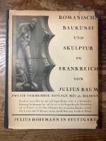 （独）フランスのロマネスク建築　バウム編　1928年刊　Romanische Baukunst in Frankreich.