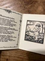 【袖珍本挿絵入り】（独）少年の魔法の角笛からの民謡集　イーダ・べリッシュによる木版挿絵とレタリング　Volkslieder aus des Knaben Wunderhorn. Holzschnitte und Schrift von Ida Berisch.