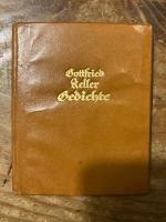 【袖珍本挿絵入り】（独）ゴットフリート・ケラー詩集　イーダ・べリッシュによる木版挿絵とレタリング　Gedichte. Geschrieben und illustriert von Ida Berisch.